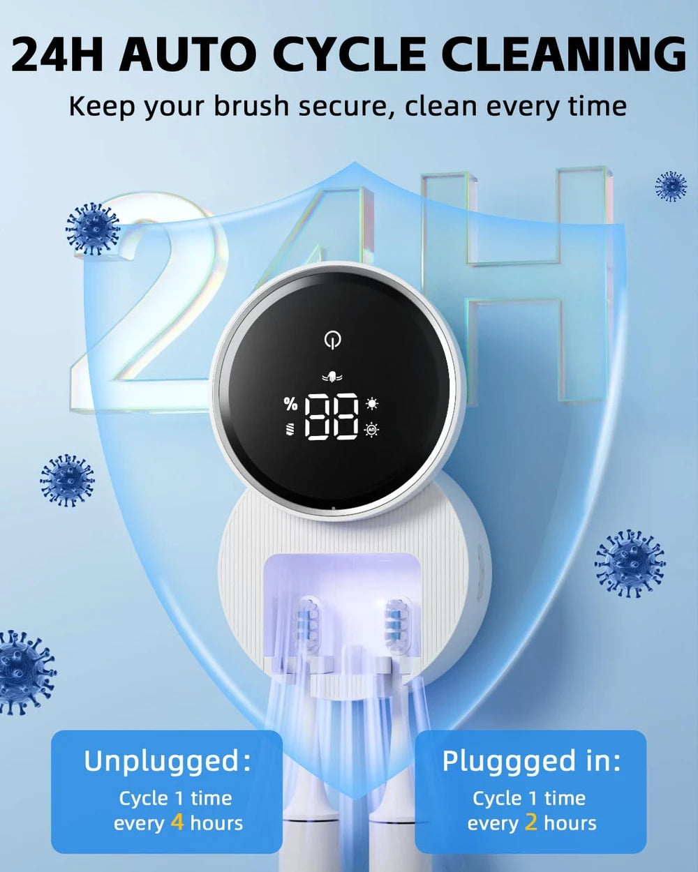 Wonico UV Toothbrush Sanitizer