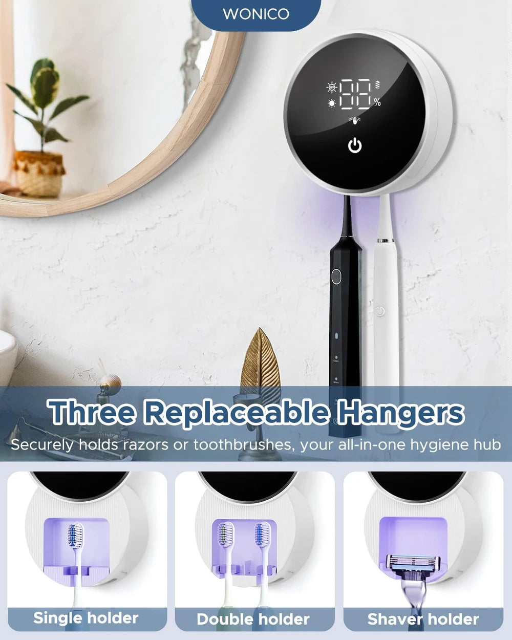 Wonico UV Toothbrush Sanitizer